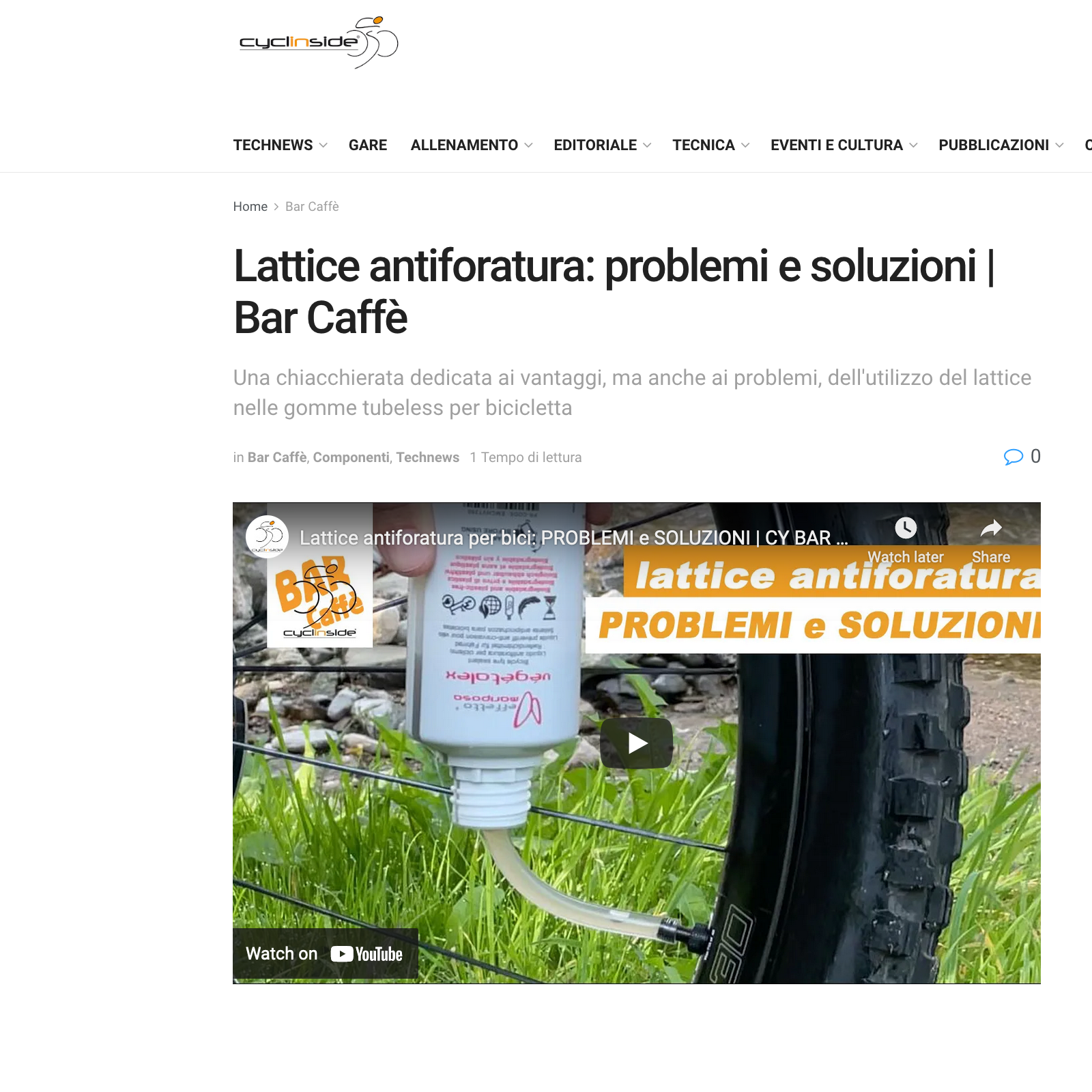 Lattice antiforatura: problemi e soluzioni